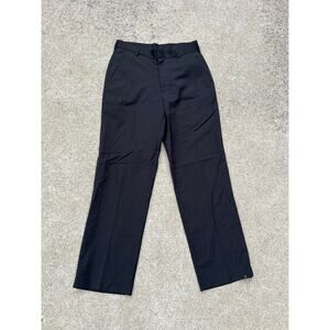 J. Ferrar Pants Men Size‎ 30 X 30 Black Modern Fit Straight Leg Dress Trousers